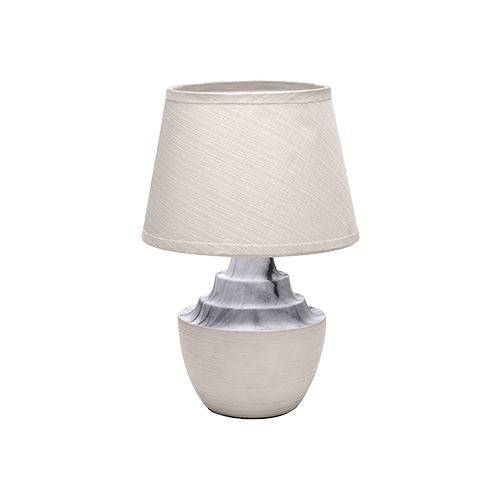 Keramisk Bordlampe E14-16 - Brun