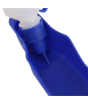 Blå Plast Drikkeflaske 750 ml - L29 x Ø7,5 cm