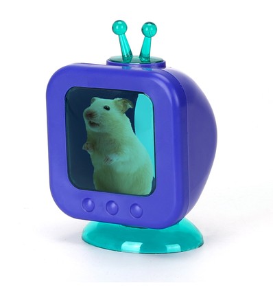 Hamster-TV L9xB7xH13cm - Blå