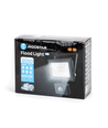 LED Sensor Slim Projektør 20W 6500K - Støbt Aluminium