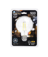 LED Filament pære G95 E27, - 8W, 6500K, Klar