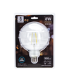 LED Filament pære G125 E27 8W 6500K Klar