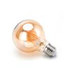 LED Filament pære G80 E27 4W - 2200K Amber