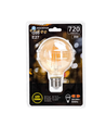 LED Filament pære G80 E27 8W - 2200K Amber