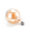 LED Filament pære G125 E27 - 4W 2200K Amber