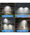 LED Slim Projektør, 20W, 6500K, Hvid, Støbt Aluminium
