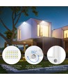 LED Slim Projektør, 20W, 6500K, Hvid, Støbt Aluminium