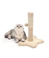 Mini Katte Kradsetræ - Beige - L33,5 x B33,5 x H38 cm