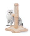 Mini Katte Kradsetræ - Beige - L33,5 x B33,5 x H38 cm