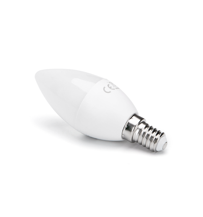 LED A5 C37 E14 6W 6500K - Pakke med 10 stk