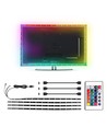 LED TV Bagbelysning 4x0,5m 5050-12 | USB-Drevet med 24-Knaps Controller