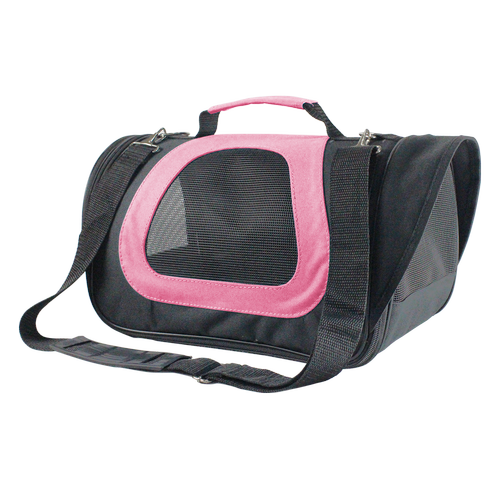 Økonomisk Kæledyrstaske - 40L x 23B x 24H cm - Pink