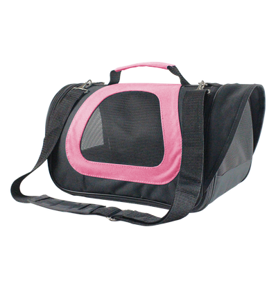 Økonomisk Kæledyrstaske - 40L x 23B x 24H cm - Pink