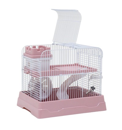 Hamsterbur - 10L - 30L x 23W x 25.7H cm - Pink