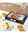 Elektrisk Grill 2000W - Sort Lava