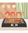 Elektrisk Grill 2000W - Sort Lava