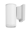 Væglampe B-01 IP65 GU10 (Ekskluderet) - Enkelt, Hvid, Rund