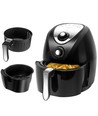 Airfryer mekanisk 1500W 3,5L Dobbeltgryde - Sort Drage Pro