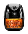 Airfryer mekanisk 1500W 3,5L Dobbeltgryde - Sort Drage Pro