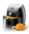 Airfryer mekanisk 1500W 3,5L Dobbeltgryde - Sort Drage Pro