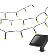 Solcelle Lyskæde - 100 LED, Varm Hvid