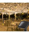 Solcelle Lyskæde - 100 LED, Varm Hvid
