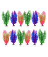 Enkeltgren Plastikplante 01 - 20 cm - 3-Farveblanding