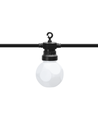 LED Lyskæde - 10 Hvide Pærer, 8m