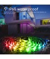 LED RGB LED Strip Lys, 5m, 5050-30, 44-knaps Controller