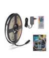 LED RGB LED Strip Lys, 5m, 5050-30, 44-knaps Controller