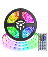 Digital RGB LED Strip Lys, 5m, 5050-30, 44-knaps Controller