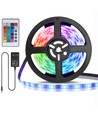 LED RGB Strip, 3M, 5050-30, 24-Knaps Kontroller