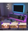 LED RGB strip, 5M - Med 24-Knappers Fjernbetjening