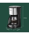 Benno 1,5L 800W Drypkaffemaskine