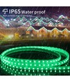 Grøn LED Strip 230V - 8mm, 50m, 120LED/m