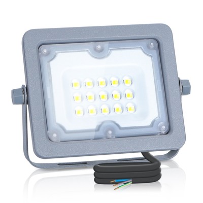 LED Projektør 10W - 6500K SMD, IP65, 90° - Kulør : Kold