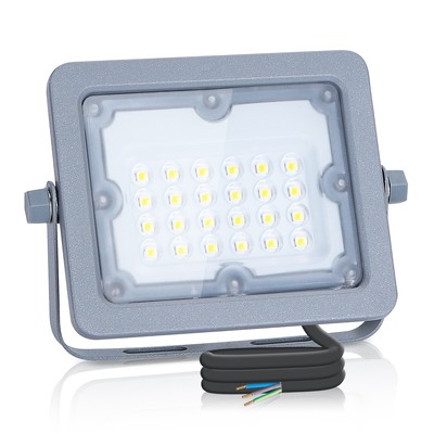 LED Projektør - 20W, 6500K, SMD, IP65, 90° - Kulør : Kold