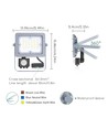 LED Sensor Projektør 20W 6500K SMD IP65 90°