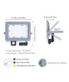 LED Sensorprojektør 30W - 4000K SMD - IP65, 90°