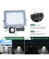 SMD LED Sensorprojektør, 50W, 4000K, IP65, 90°