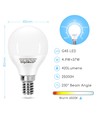 LED A5 G45 - E14 4,9W Stor Spredning 6500K