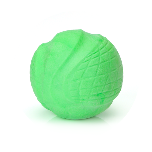 TPR Skumlegetøj - Skumcirkelbold Ø7,6 cm - Pink/Grøn/Blå