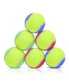 GummiSkum Tennisbold - D7.2cm - Gul/Rød, Gul/Blå, Gul/Grøn