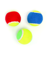 Gummi Skumbold - Tennis D9cm - Gul/Rød, Gul/Blå, Gul/Grøn