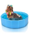 Hunde Svømmebasin - D80 x H20 cm, Blå