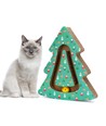 Katte-legetøj 2-i-1 Juletræ - 34 x 38,5 x 5,5 cm
