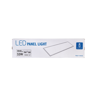Billede af LED E5 Bagbelyst Panel 32W CCT Skift (295x1195x30mm) - Hvid med 1,5m Kabel og Stik