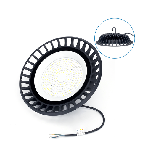 Aigostar LED UFO High Bay ECO, 150W 13.500lm - 6500K, dagslys hvid, 2 års garanti