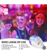 LED Festlys, Disko effekt, E27 - 3W RGB