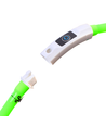 Genopladelig USB LED-Silikonehalsbånd W1.0*L70cm - Grøn/Blå/Rosa